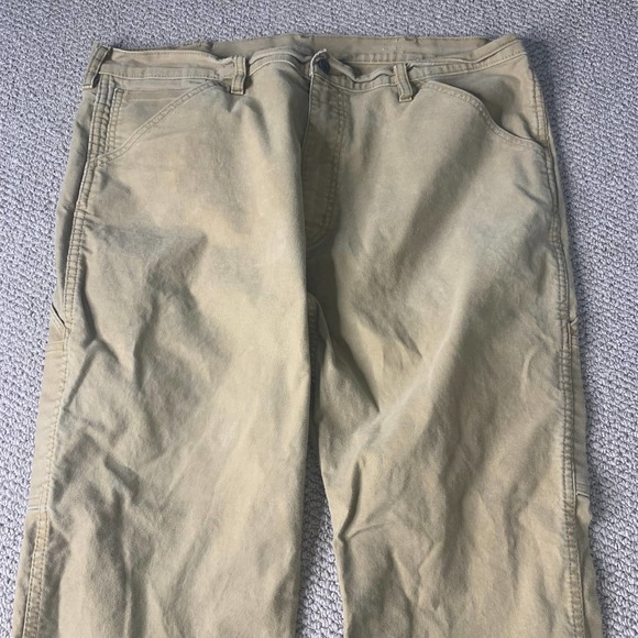 Levi's Mens Jeans Size 40X32 Brown Denim Straight Leg Carpenter Workwear Pockets - Picture 2 of 12